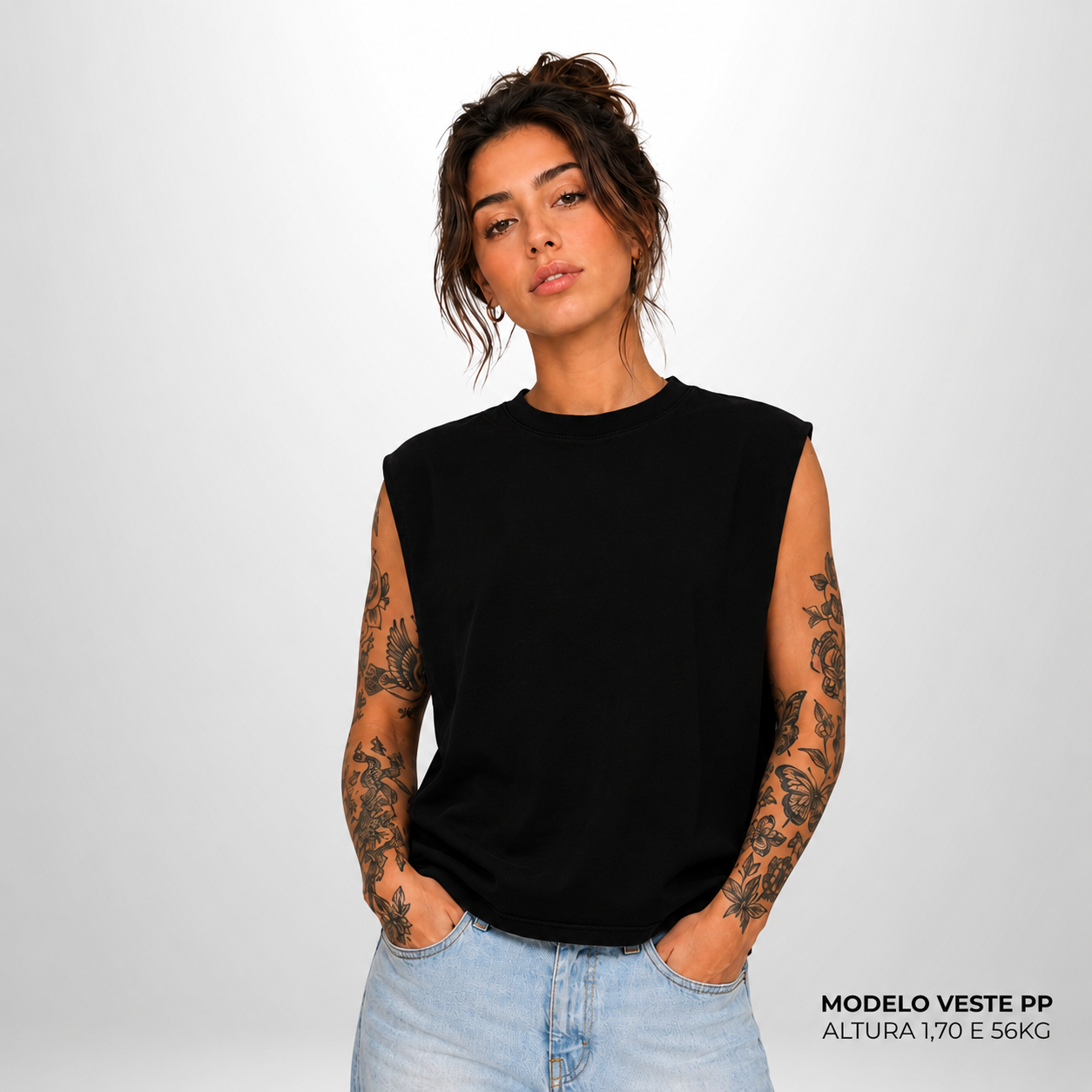 Regata Oversized Preto