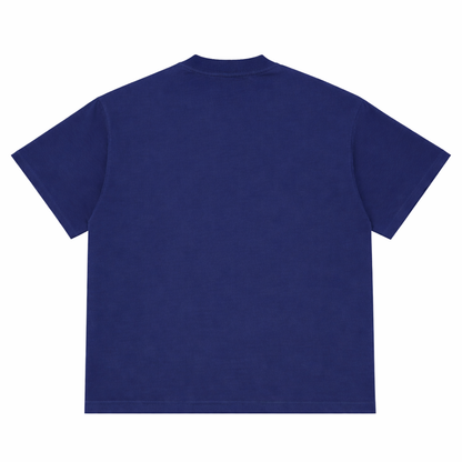 Camiseta Oversized WNC Lisa Azul Marinho