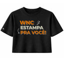 Cropped Oversized Personalizado Preto