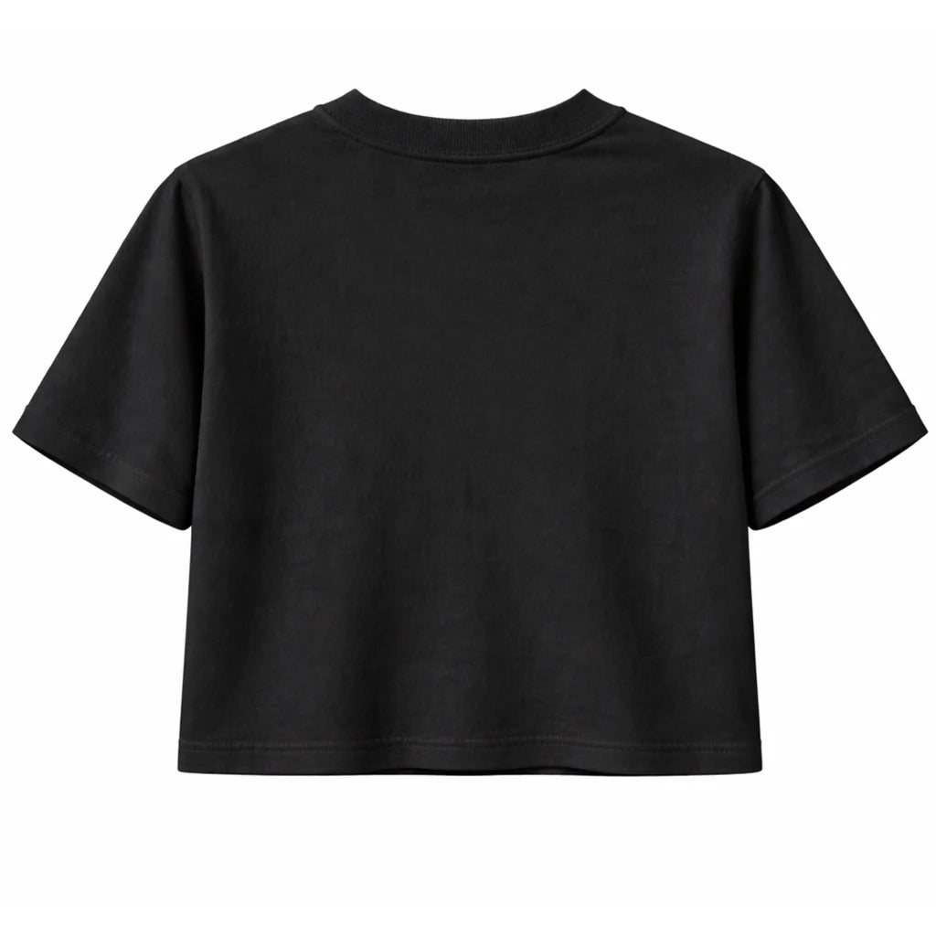 Cropped Oversized Personalizado Preto
