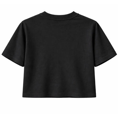 Cropped Oversized Personalizado Preto