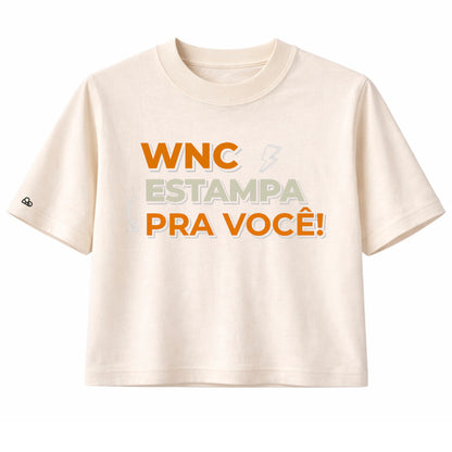 Cropped Oversized Personalizado Off White