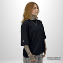 Camiseta Boxy WNC lisa Preto