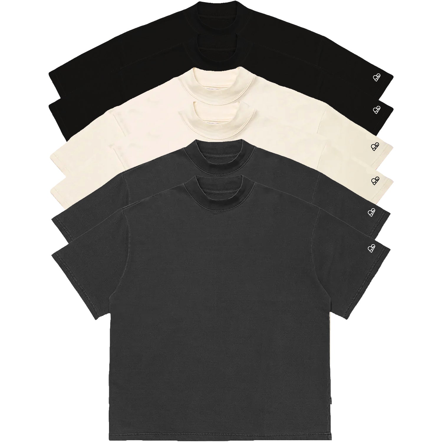 Kit com 6 Camisetas WNC Oversized