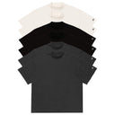 Kit com 6 Camisetas Oversized WNC Off White | Preta | Cinza