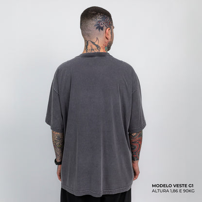 Camiseta Oversized Flipper Cinza