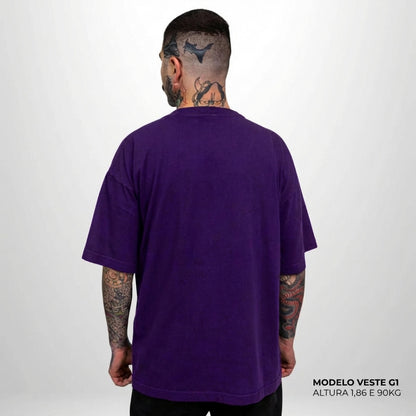 Camiseta Oversized WNC Lisa Roxo