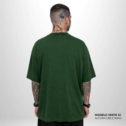 Camiseta Oversized WNC Lisa Verde Militar