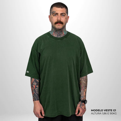 Camiseta Oversized WNC Lisa Verde Militar
