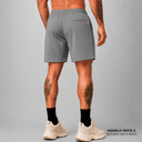 Short WNC Poliamida com Zíper Cinza Escuro