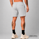 Short WNC Poliamida com Zíper Cinza Claro