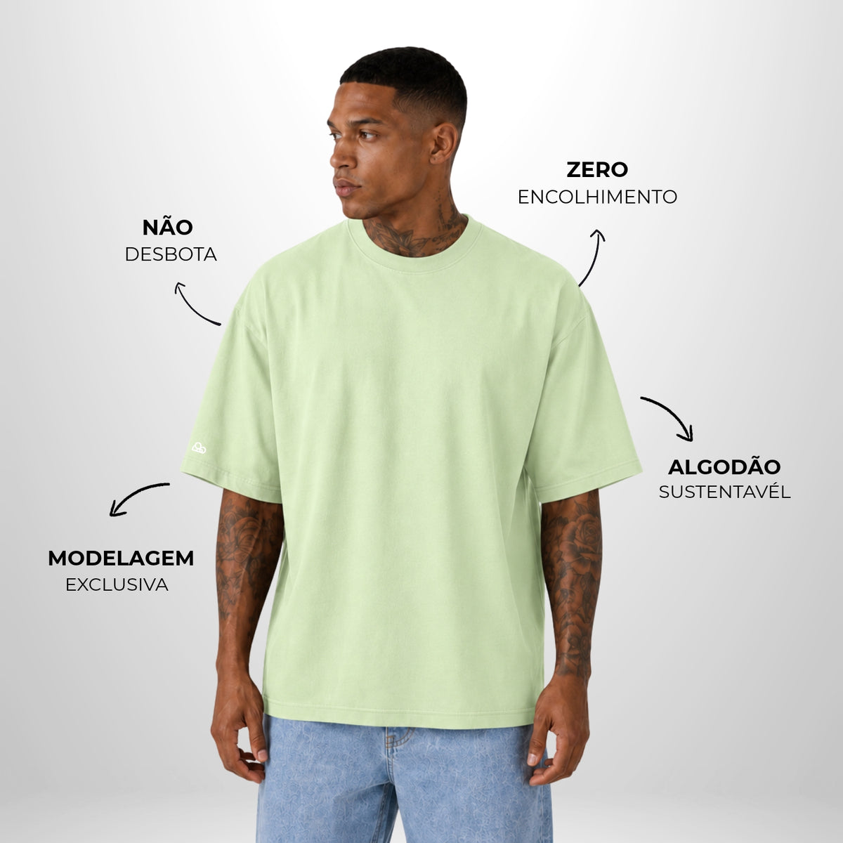 Camiseta Oversized WNC Lisa Zero Encolhimento