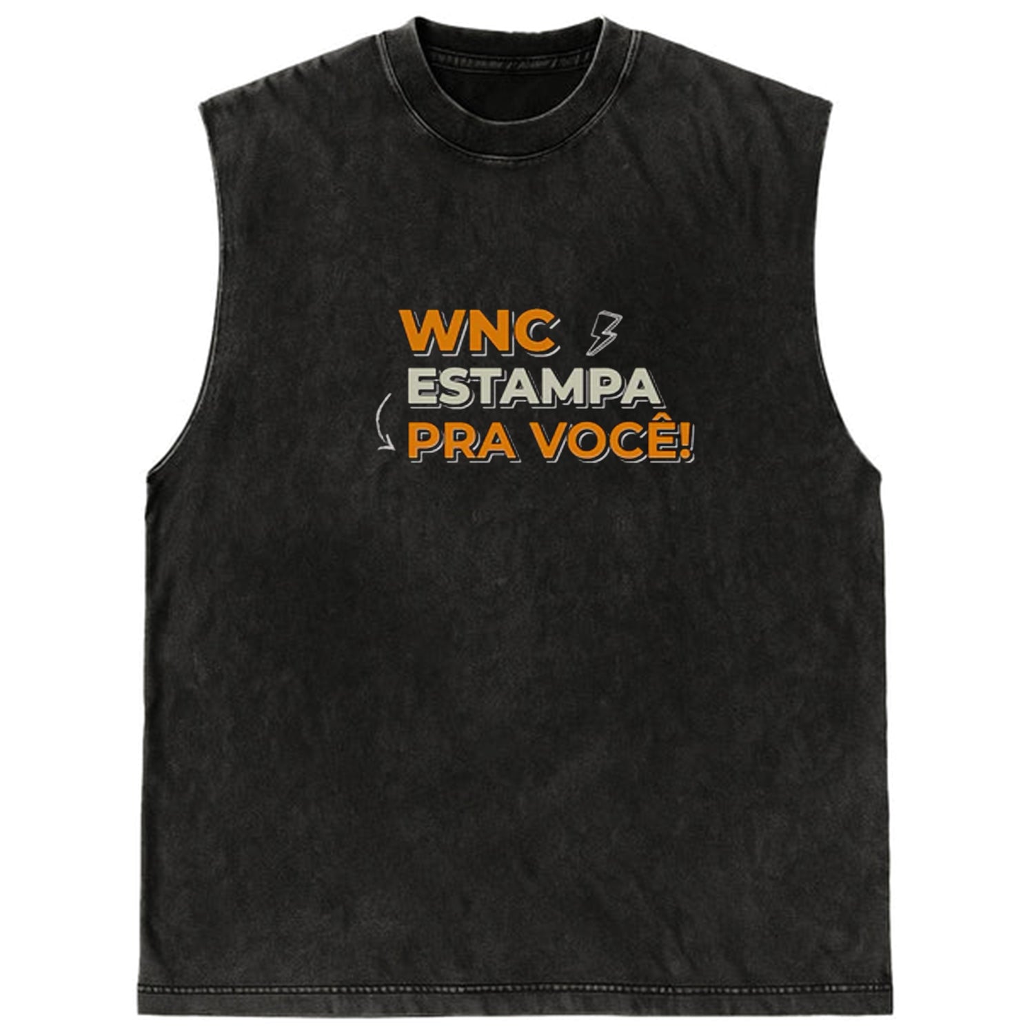 Regata Oversized Personalizada Preto Vintage