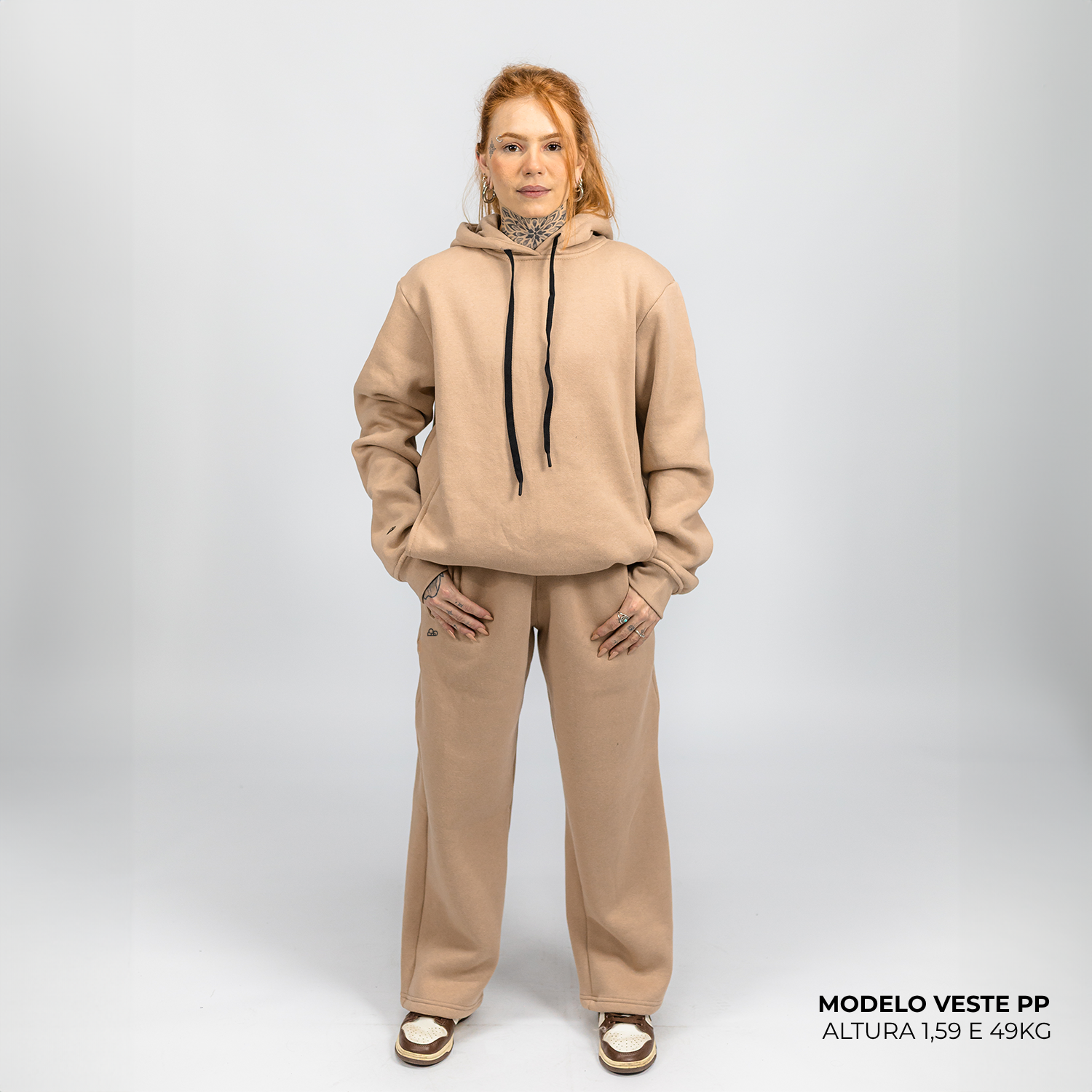 Conjunto Moletom Comfort Bege