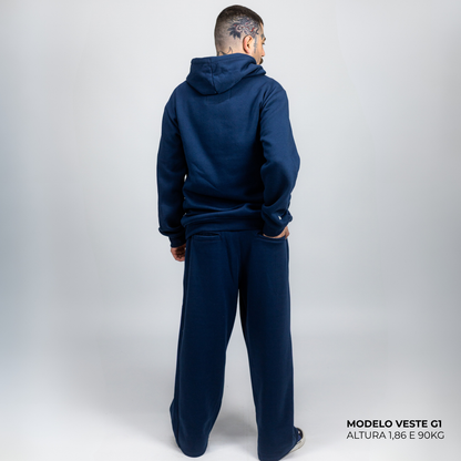 Conjunto Moletom Comfort Azul