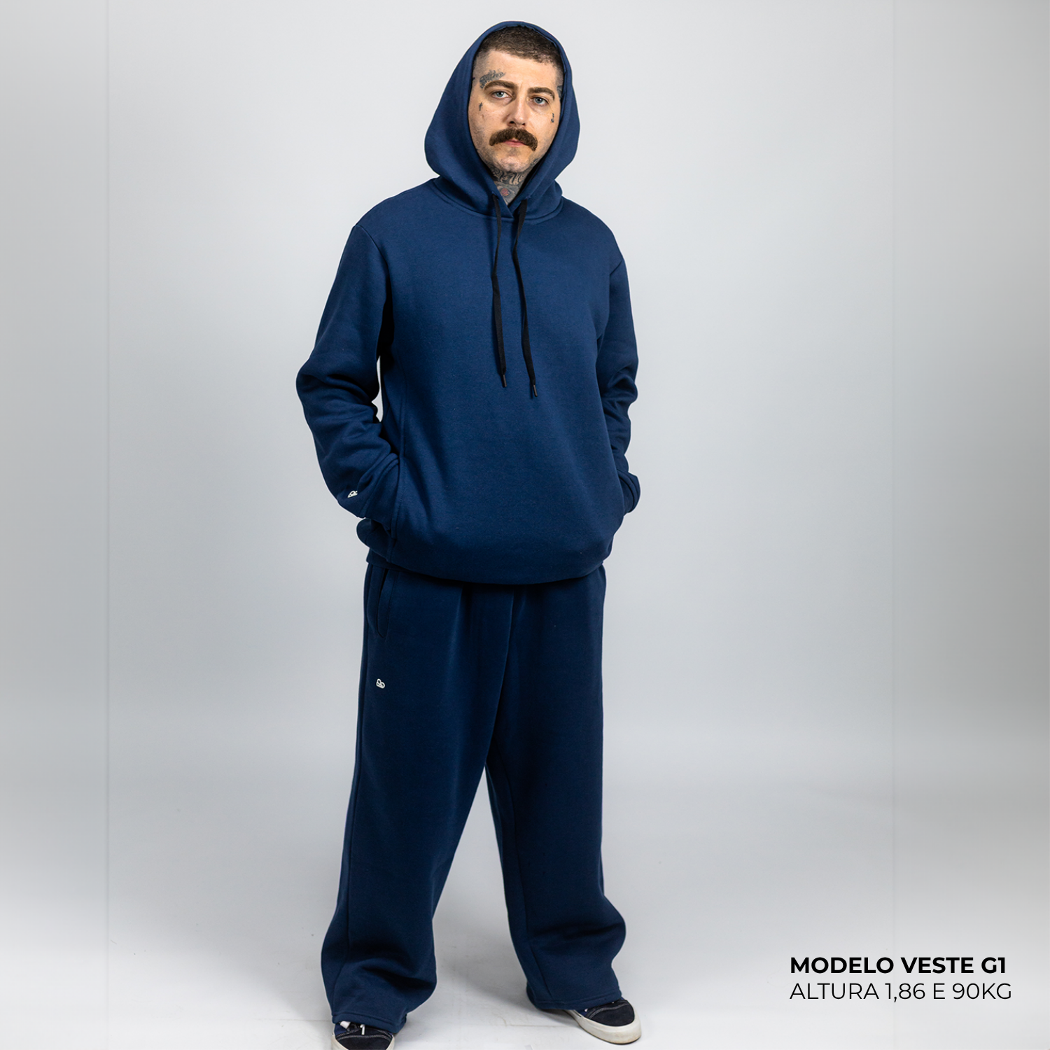 Conjunto Moletom Comfort Azul