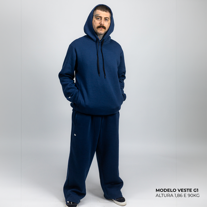 Conjunto Moletom Comfort Azul