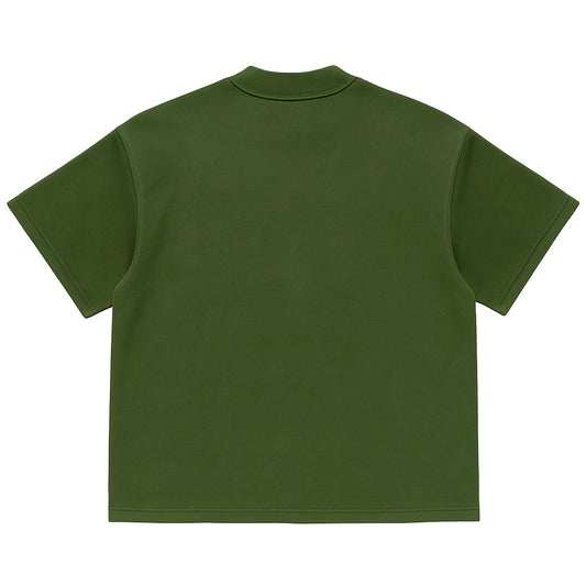 Camiseta Oversized Lisa Verde Zero Encolhimento
