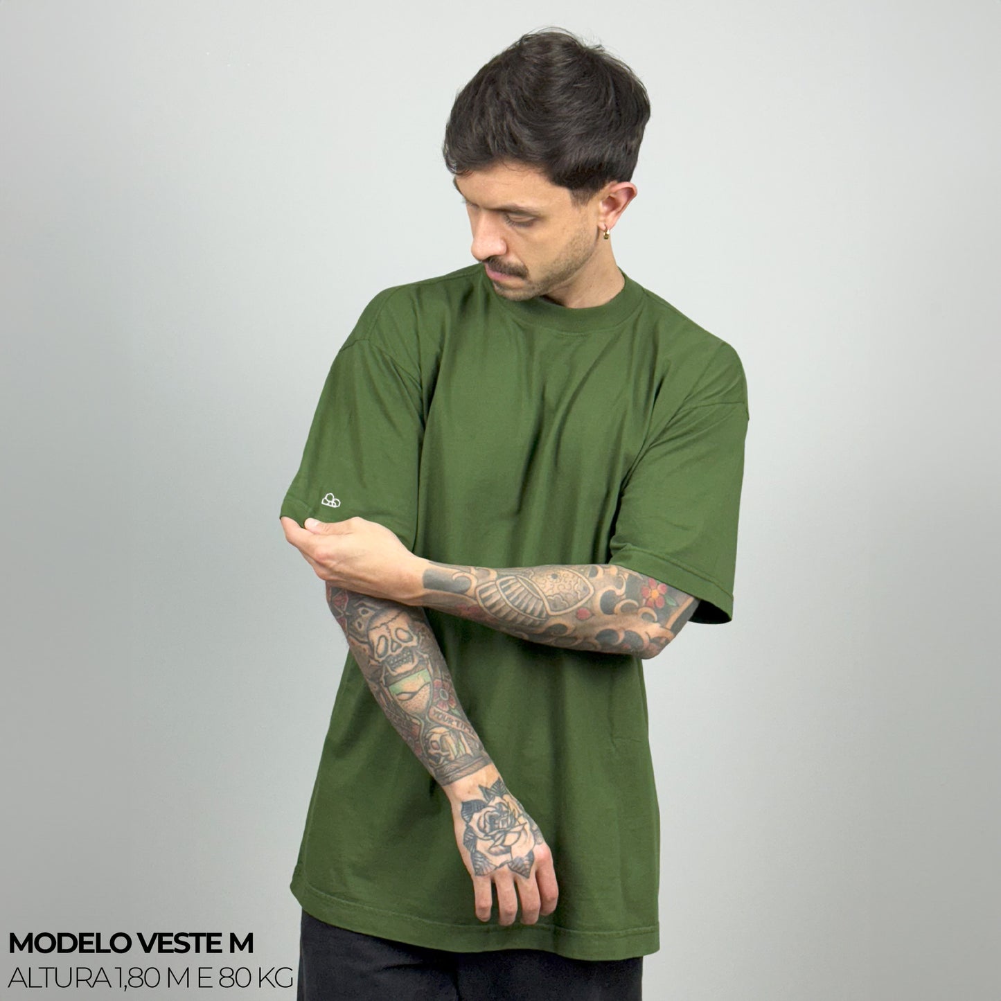 Camiseta Oversized Lisa Verde