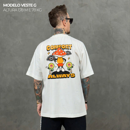 Camiseta Oversized Comfort Always Off White
