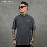 Camiseta Oversized Simple Cinza