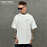 Camiseta Oversized Simple Off White