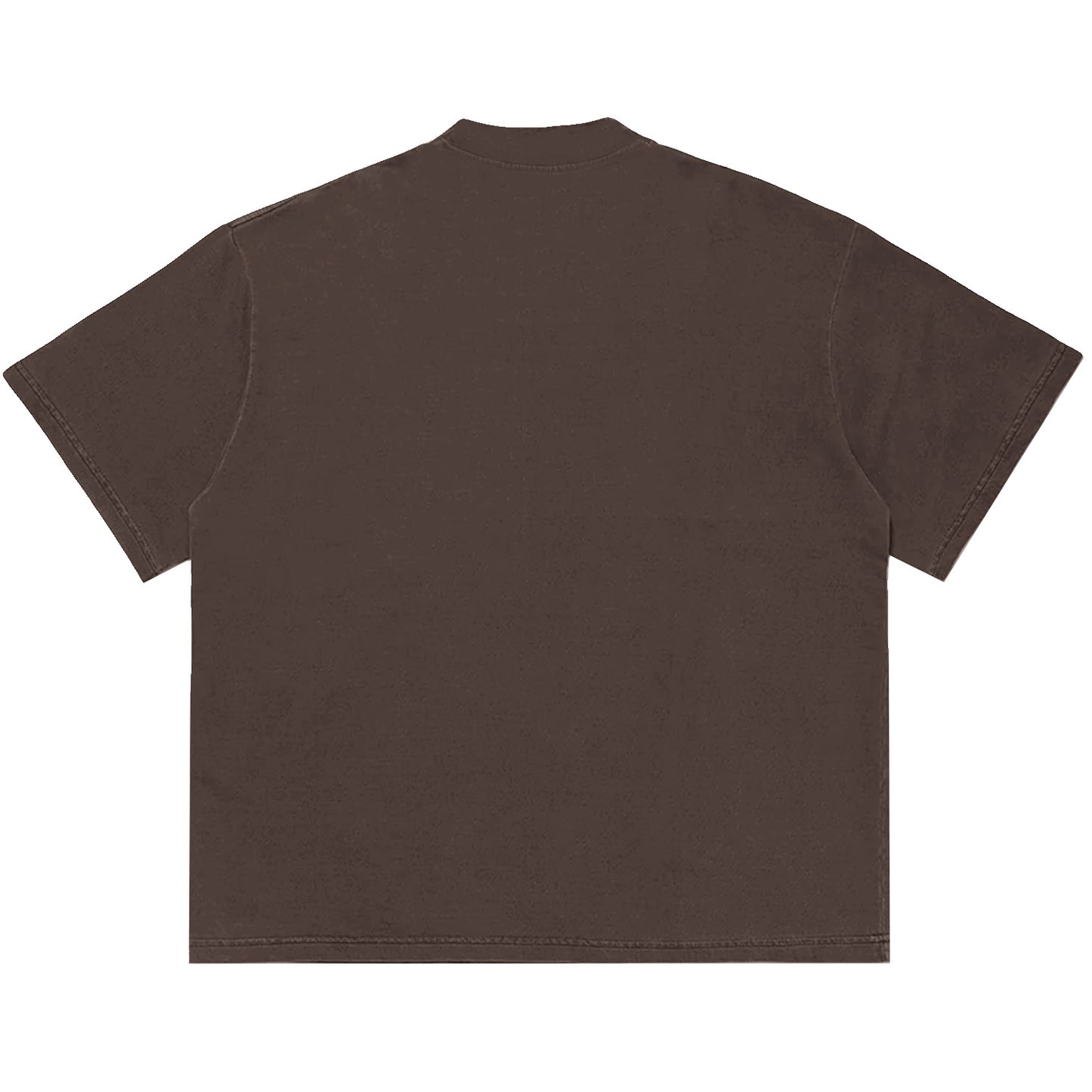 Camiseta Oversized Lisa Marrom Zero Encolhimento