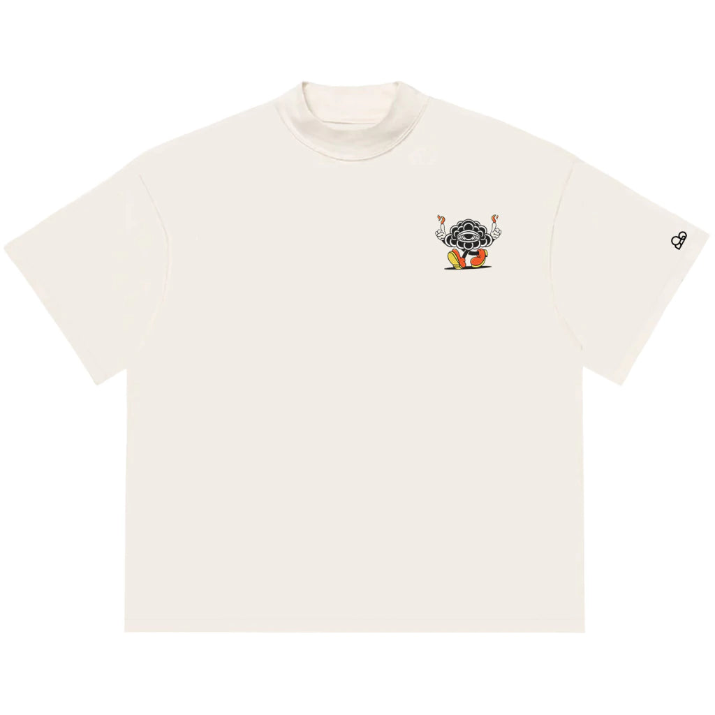 Camiseta Oversized Burning Cloud Off White