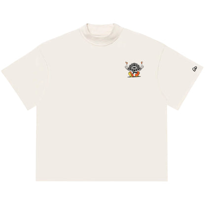 Camiseta Oversized Burning Cloud Off White