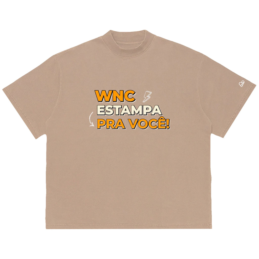 Camiseta Oversized WNC Personalizada