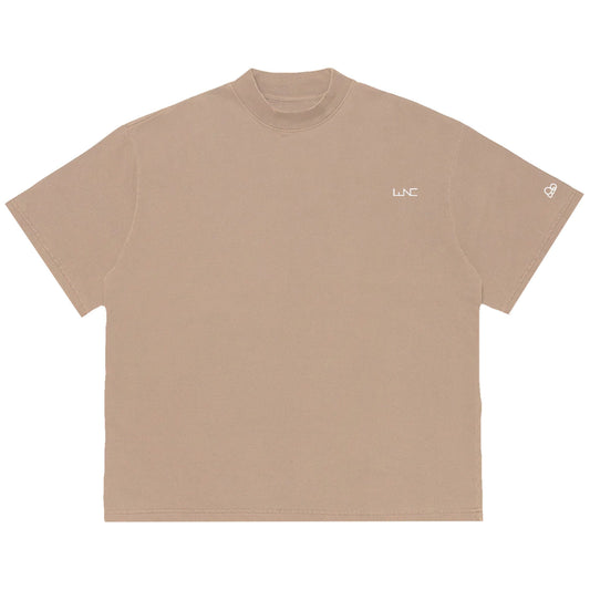 Camiseta Oversized Simple Bege