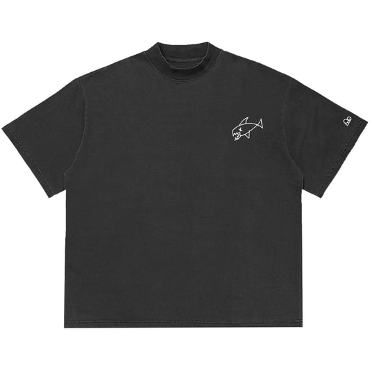 Camiseta Oversized Flipper Cinza