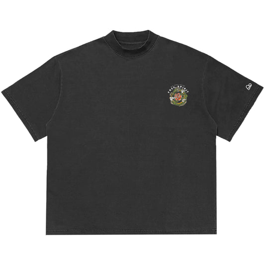 Camiseta Oversized Free Spirit Cinza