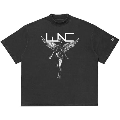 Camiseta Oversized Nirvana Cinza