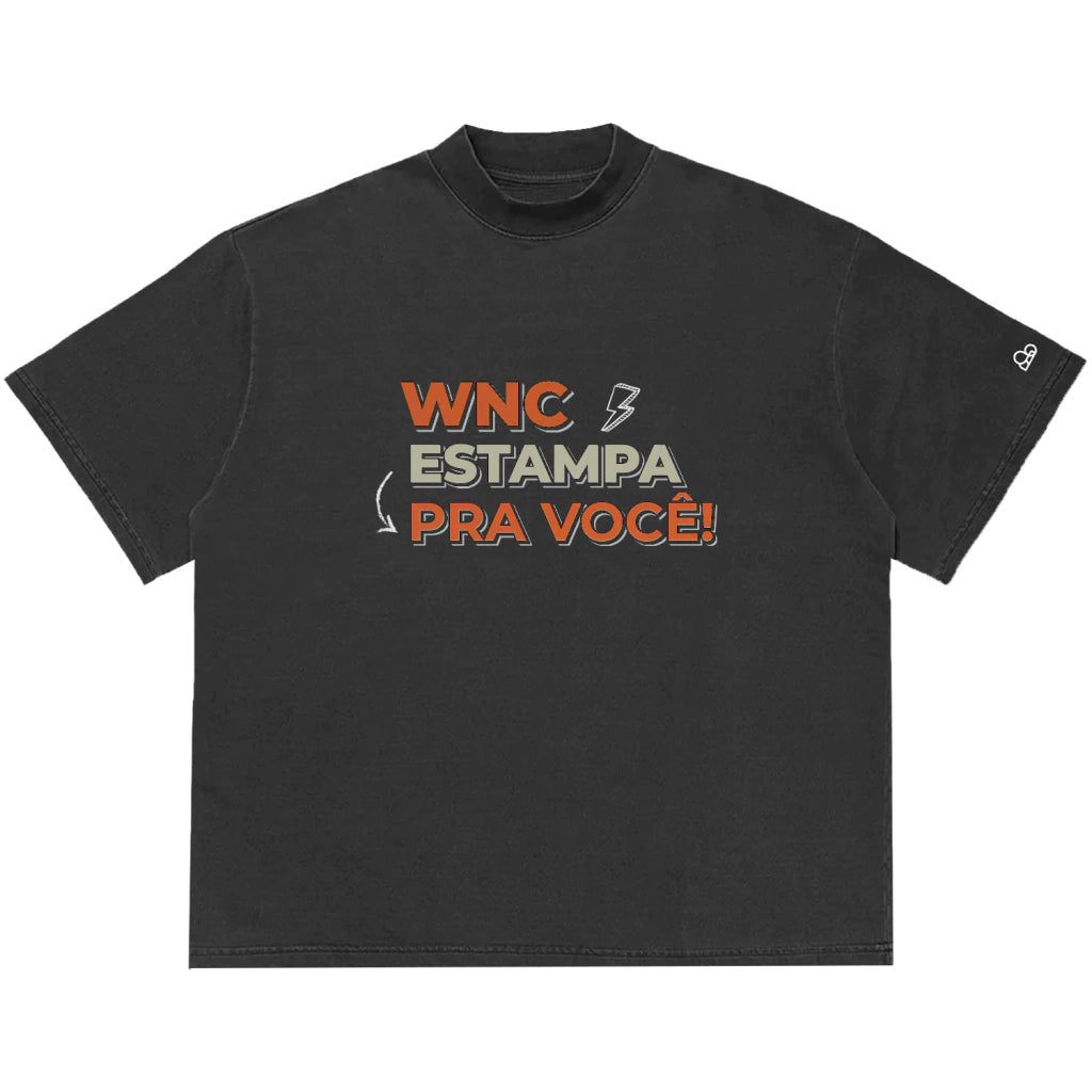 Camiseta Oversized WNC Personalizada