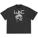Camiseta Oversized Skull Cinza