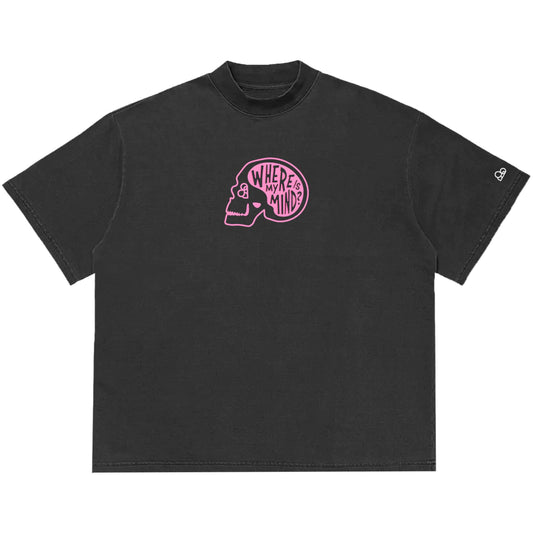Camiseta Oversized Where is my Mind Cinza