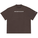 Camiseta Oversized ABCDEFUCKOFF Marrom