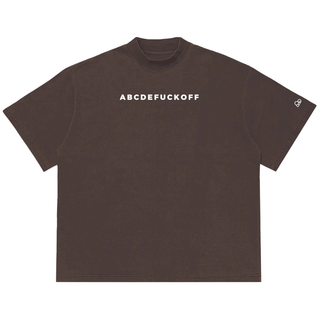 Camiseta Oversized WNC ABCDEFUCKOFF