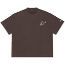 Camiseta Oversized Flipper Marrom