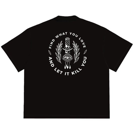 Camiseta Oversized Find What You Love Preto
