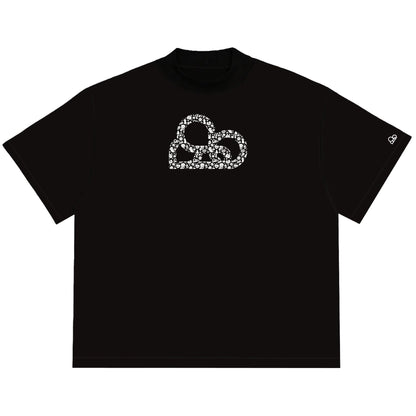 Camiseta Oversized Psychedelic Simbol Preto