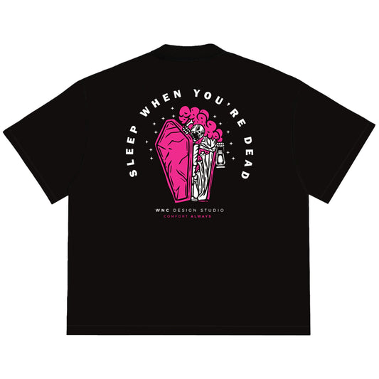 Camiseta Oversized Sleep When Preto