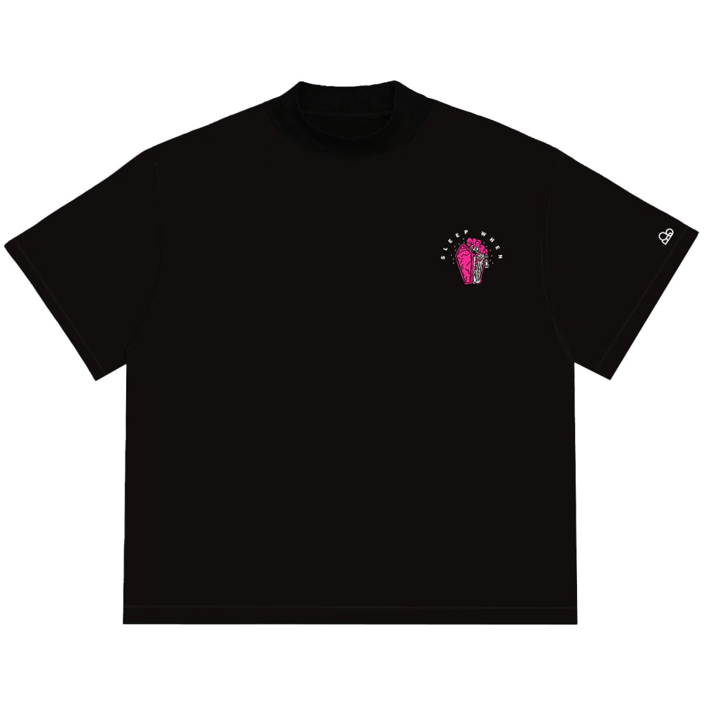 Camiseta Oversized Sleep When Preto