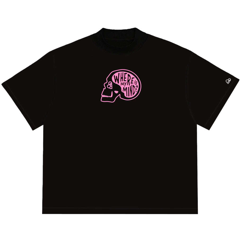 Camiseta Oversized Where is my Mind Preto