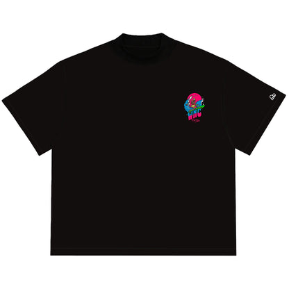 Camiseta Oversized WNC For Life Preta