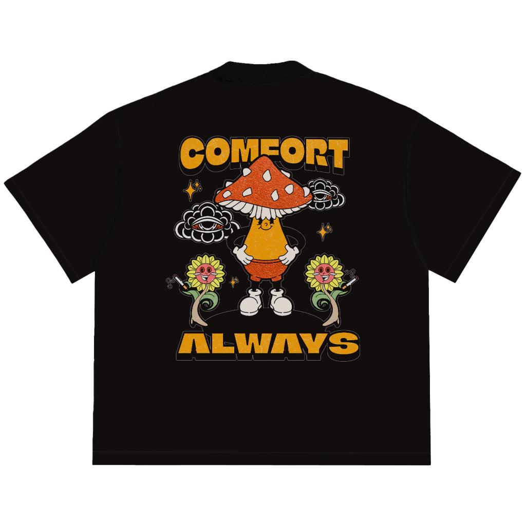 Camiseta Oversized Comfort Always Preto