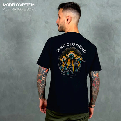 Camiseta Basic WNC Crying Cloud Preta