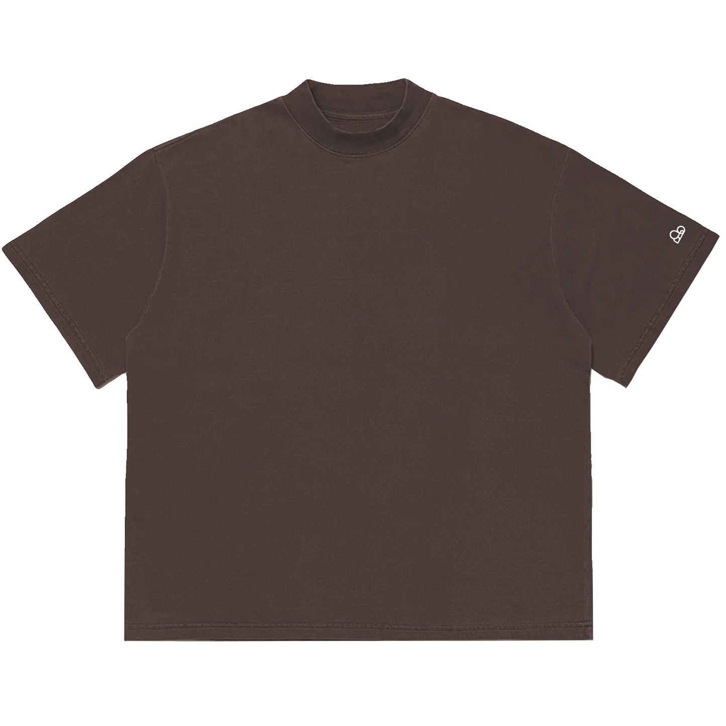 Camiseta Oversized Lisa Marrom Zero Encolhimento