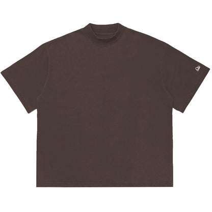 Camiseta Oversized Lisa Marrom Zero Encolhimento